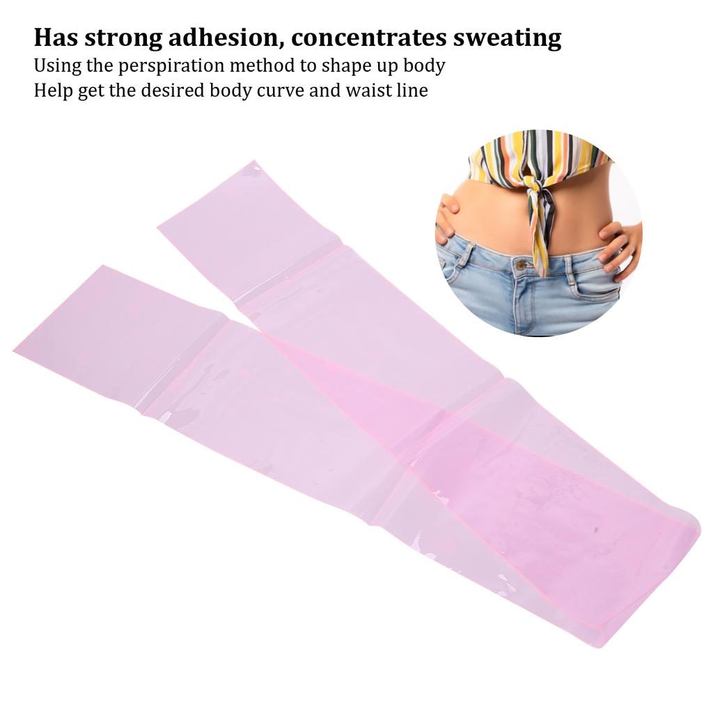 2pcs Waist Trimmer Belt PVC Waist Leg Thigh Wrap Shaper Slimming Belt Weight Loss Wrap