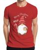 Merry Christmas Ho Christmas Gnome Gnome Candy Cane Hat Unisexs TShirt