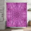 Purple Abstract Shower Curtain Waterproof Bathroom Decor Artistic Wall Hanging Home Decoration 178x205cm (69x83inch)