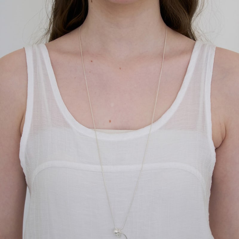 STILL INSTANT Rose with Dew - Necklace 03