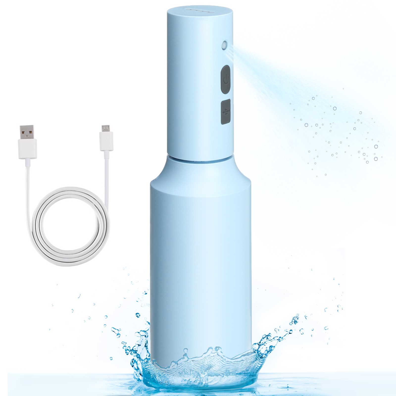 

750ML Electric Spray Bottle Automatic USB Charging Easy to Use High Pressure Mist Spray Bottle Pneumatic flower spray bottle зелёный