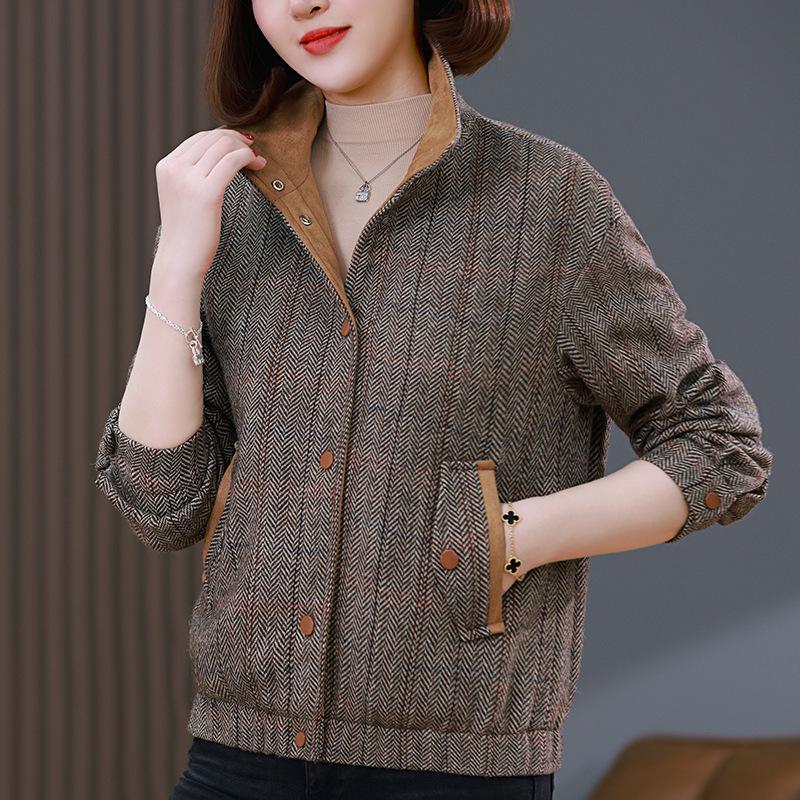 

Женская ретро-куртка для миниатюрных - Весна/Осень 2024 L (111-120 jin)