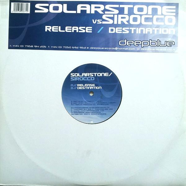 

12inch Record SOLARSTONE SIROCCO Release Destination 12DEEP0702 Deepblue Record 2003 UK Dance Electronica Used