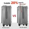SGG 2026 Large Capacity Side-Opening Carry-On Suitcase with Password Lock