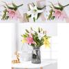 Mini Lily Flower Artificial Decor For Wedding Photography And Home Decor
