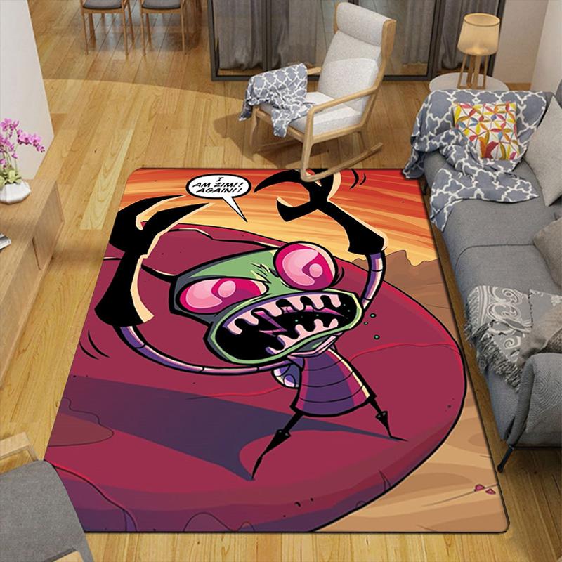 Space Invaders Rug Floor Mat for Living Room or Bedroom Soft and Comfortable Carpet a Gift for Birthday and Holiday.MFF0918515