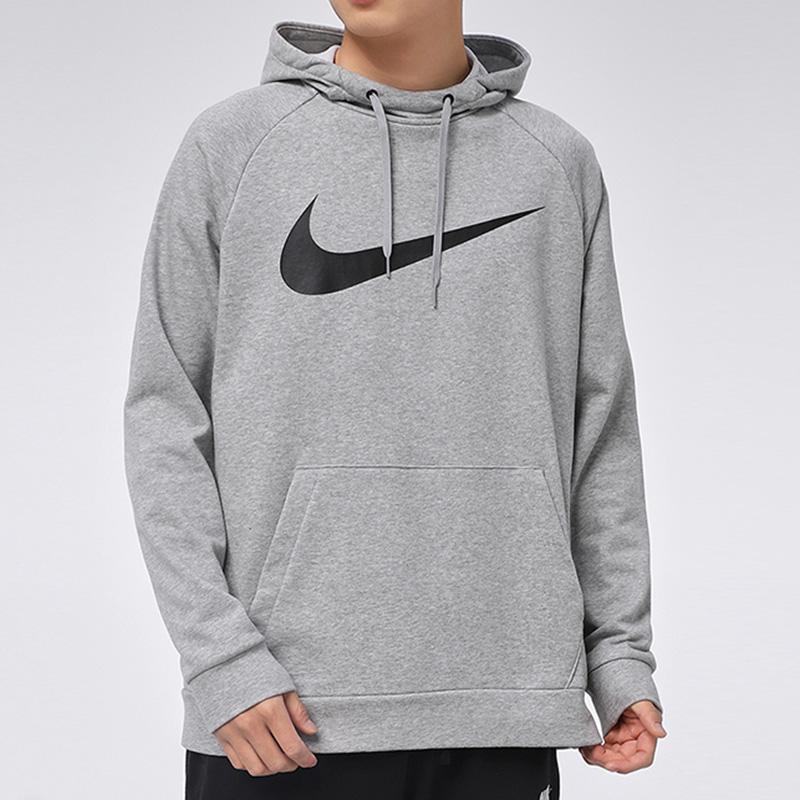 Nike Casual Sport Logo Hoodie Men tops Light-Grey CZ2426-063