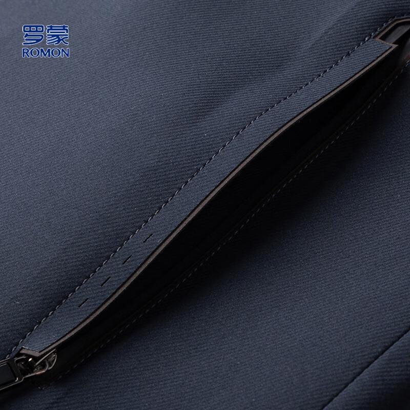 ROMON Men's Business Casual Lapel Jacket