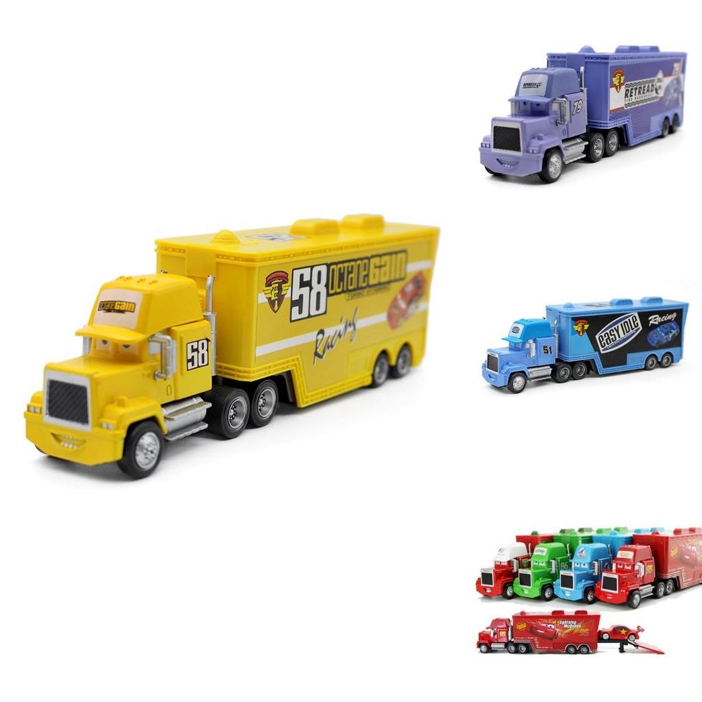 Colorful Cars Mack Lightning Mcqueen King Jackson Storm Racer Truck Toy For Kids