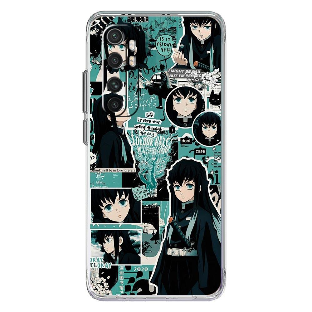 Kimetsu No Yaiba Anime Demon Slayer For Xiaomi Poco X3 NFC F3 M3 X4 M4 Pro 5G Phone Case Mi 11 Lite Ultra 11T 11X 12 11i Cover