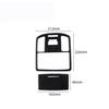 2x Carbon Fiber Front Roof Reading Light Panel Cover Trim For Toyota Hilux 15-21