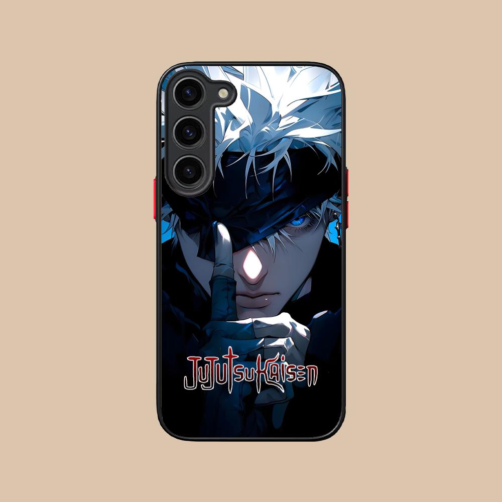 Jujutsu Kaisen Satoru Gojo Silikonové pouzdro na mobilní telefon pro Samsung Galaxy S26 S25 S24 S23 S22 S21 Plus FE Ultra Barevný kryt
