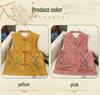 Chinese Style Embroidered Floral Vest for Women - Middle-Aged and Elderly Frog Button Stand Collar Sleeveless Jacket 2026 Style