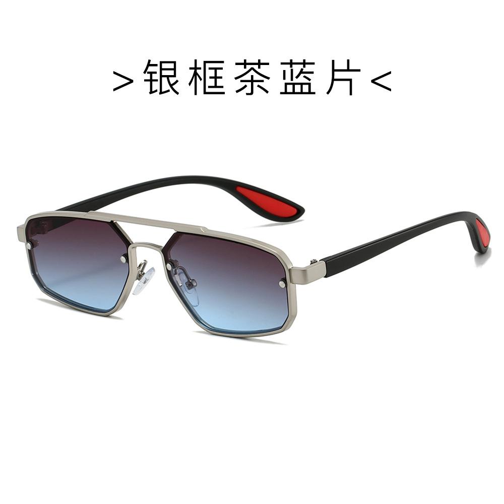 

JYL TS Sunglasses Small Metal Double Beam Unisex/2290 B-7432 средний фиолетово красный