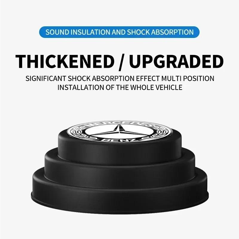 CEV5 Car Door Shockproof Pad Anti-collision Silicone Sticker For Mercedes Benz W204 W205 W211 203 212 S E GLE GLS CLA GLC AMG EQE