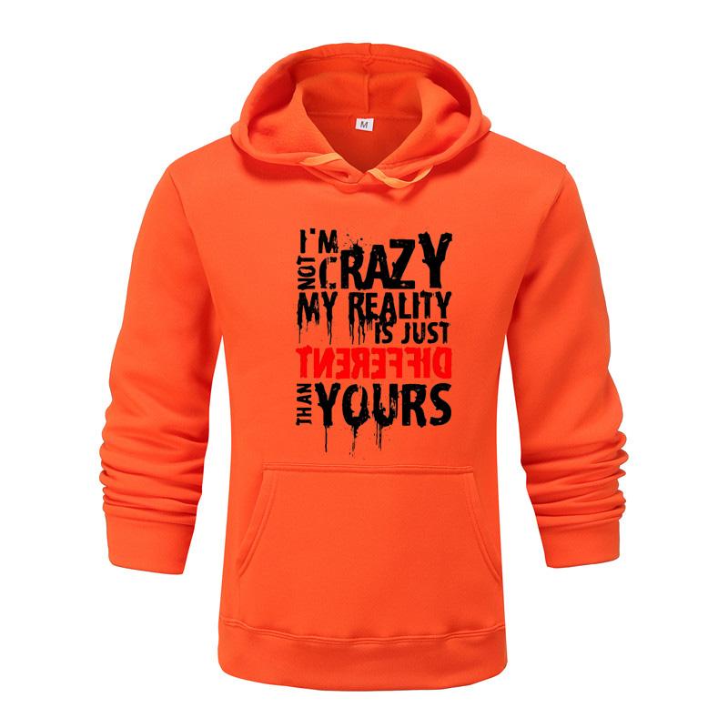 Podzimní a zimní personalizovaná dopisní mikina s kapucí pro muže a ženy