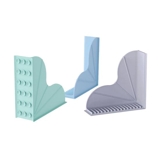 1/2Pcs Silicone Shower Splash Guard with Suction Cup Waterproof Kitchen Sink Bathroom Shower Bathtub Corner Water Blocking Baffle Shield