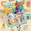 Disney Cartoon New Mickey, Stitch, Spider-Man, Princess Sticker Roll, Collage, Tattoo Sticker