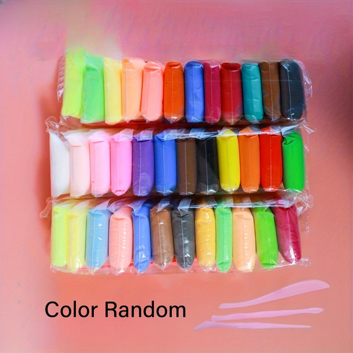 

12/24/36 предметів Magic Air Dry Clay Set - нетоксична розвага для ліплення для дітей і подарунків - включає яскраві кольори та розкішний набір інструментів