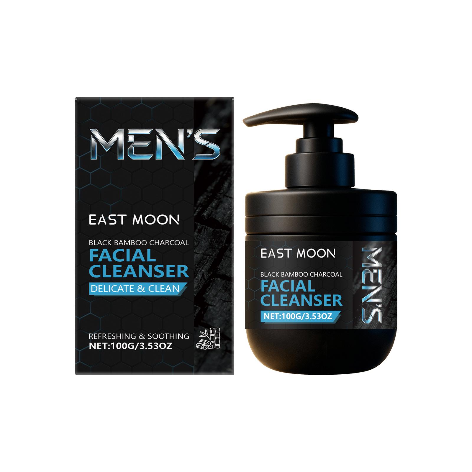EAST MOON Men s Refreshing Gentle Facial Cleanser - Hydrating & Dense Foam Formula