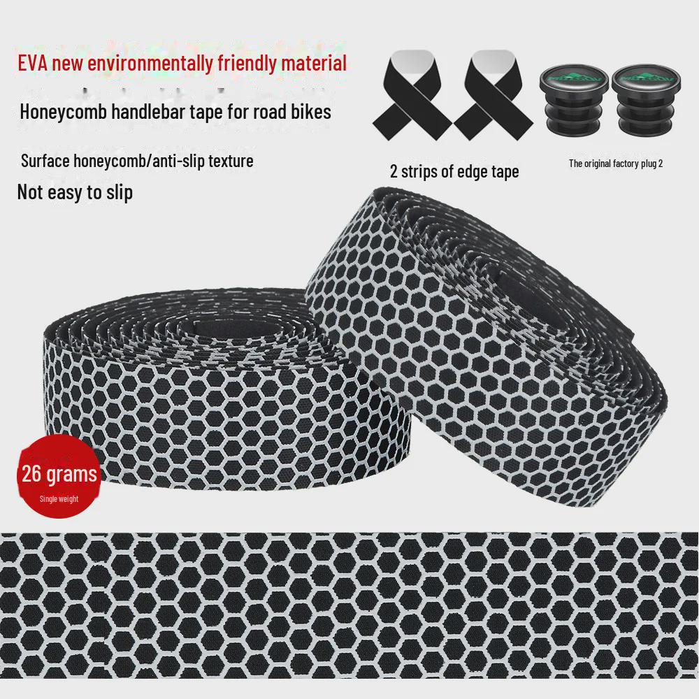 

Руль MOTSUV Honeycomb из силикона и нескользящего дорожного покрытия с ремешком Microx + EVA белый