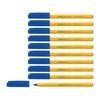 Stylos à bille Schneider, TOPS505 F, Pointe fine, Bleu, Lot de 10, Fabriqué en Allemagne, Env.. 0,4 mm, Léger, Achat en gros