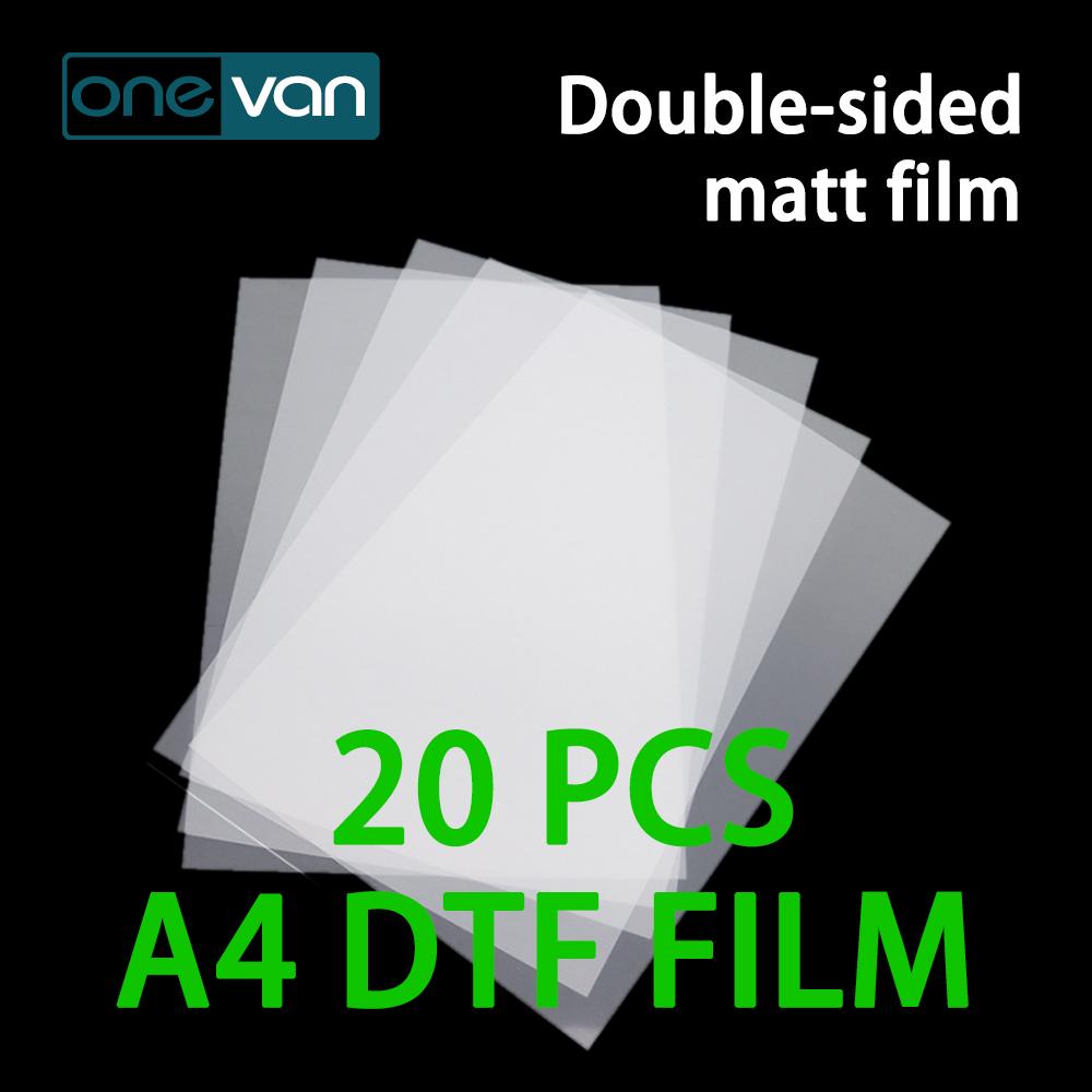 20PCS A4 PET Film For Epson L800 L805 L8058 L18058 Printer Directly Print Film and Trasnfer Print for hoodies Jeans dtf printer