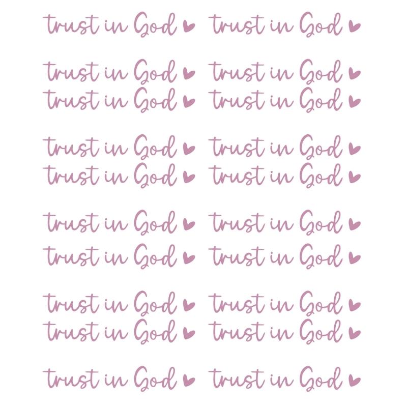 20PCS Driving with Devotion Inspirational Decals Trust in God Mirror Stickers Trust in God Rearviews Decals for Car