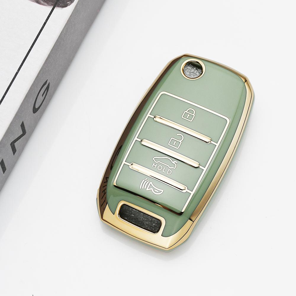 Fashion Tpu Remote Keyless Case Flip Folding Car Key Cover For Kia Ceed Sorento Cerato K2 K3 K4 K5 Sid Rio Soul Sportage