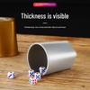 Frosted Five-Point Dice Shaker Cup for Bars and Nightclubs