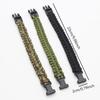 Emergency Rescue Bracelet Paracord Survival Bracelet Tactical Climbing Rope Outdoor Parachute Cord Accessories