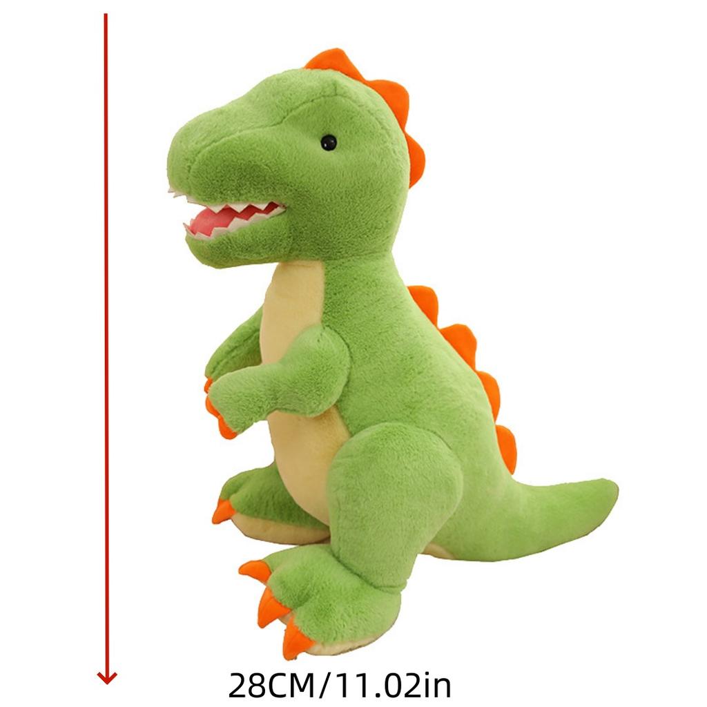 1pc 28cm/11.02in New dinosaur doll plush toy oversized Tyrannosaurus rex pillow rag doll Children's Day gift