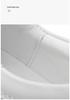 Men's Trendy Cross White Low-Top Cowhide Casual Shoes - Soft Sole, Korean Style