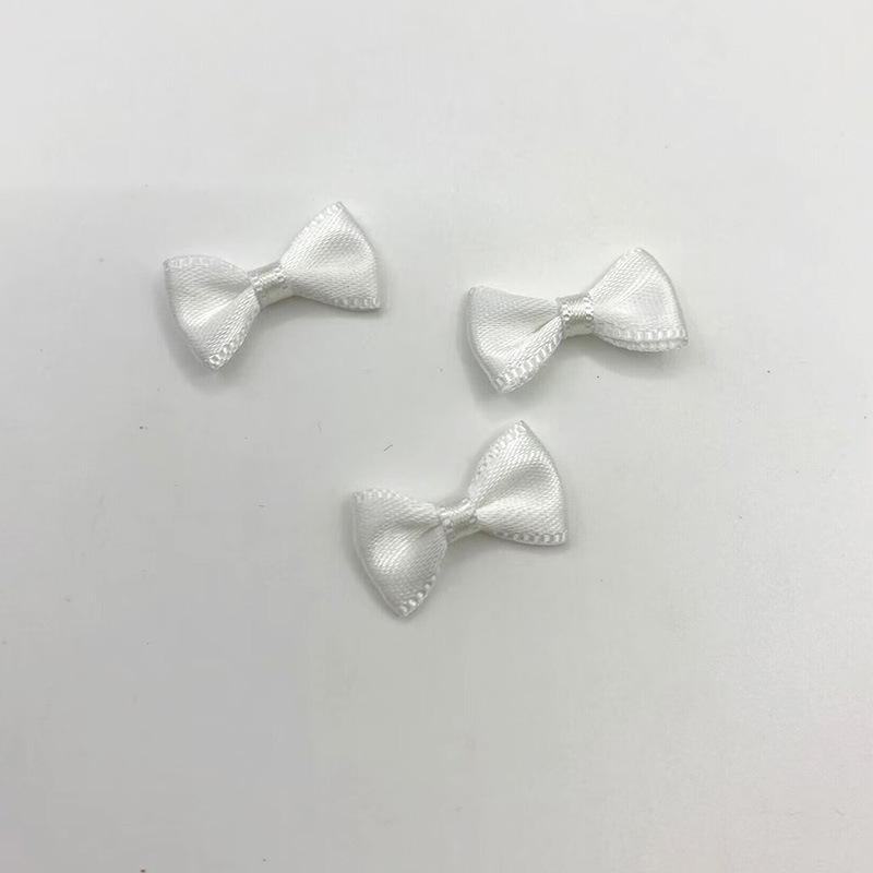 2cm Handmade Mini Cotton Bows for DIY Clothing & Doll Accessories