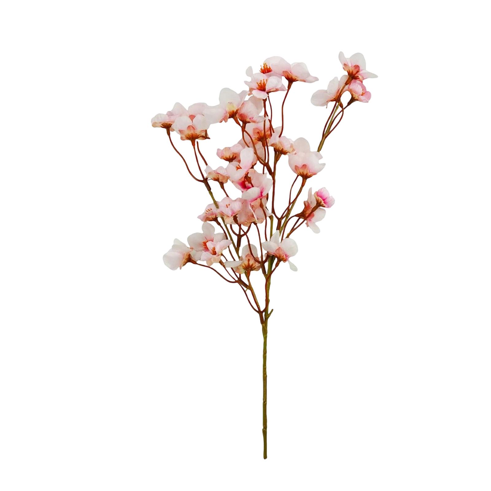 

Simulated Peach Blossoms Decoration, Silk Fabric, Fake Peach Blossoms Branches, Simulated Flowers One Size