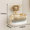 Powerful Suction Soap Dish for Bathroom and Kitchen Organization