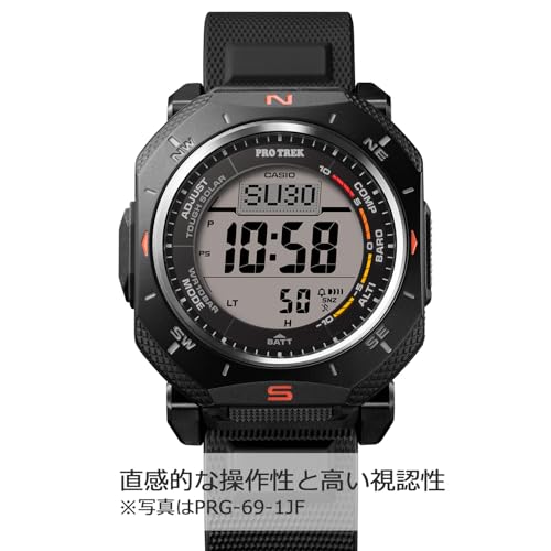 [Casio] Protrek Watch [Domestic Genuine Product] Climber Line Tough Solar Environmentally Friendly Materials PRG-69-4JF Men's Orange