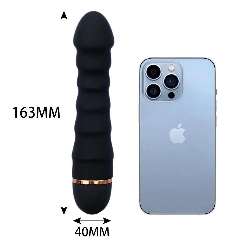 Vibrator cu 10 moduri Dildo din silicon moale Penis realist Motor puternic Stimulator clitoridian pentru punctul G Masturbator feminin Jucării sexuale pentru adulți