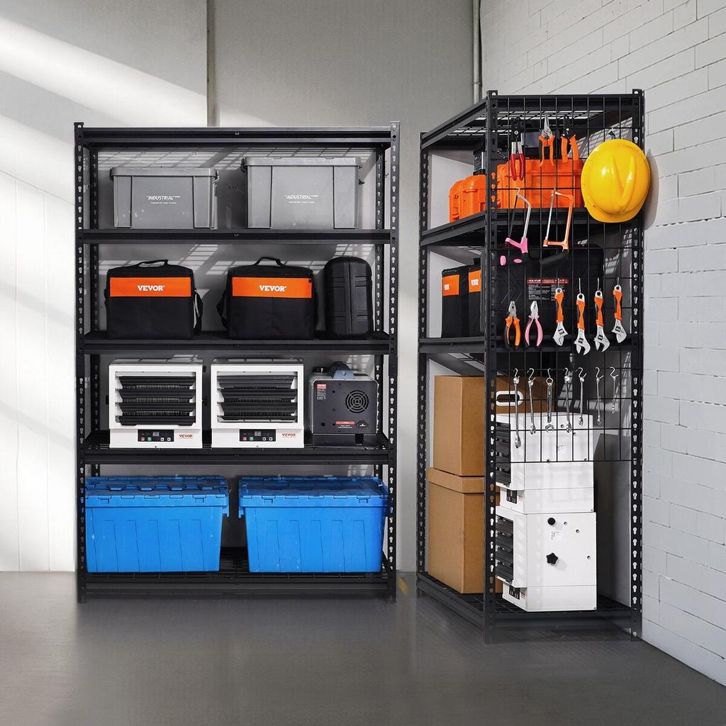 Storage Shelves 5 Tier Adjustable Heavy Duty Garage Shelving Unit 3000 lbs