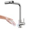APPASO Sensor Touch Sensor Mixer Touch Sensor Silver Single Handle Sink with Three Functions Faucet, Tap, Faucet, Faucet, Pull-Down Spray,