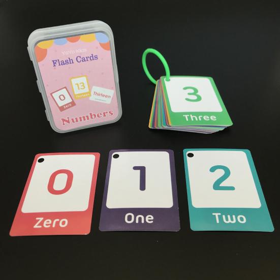 27Pcs/20Pcs/30Pcs Baby Flash Card Thickened Eye Protection Improve Logic Early Learning Flash Card Animal Number Alphabet Card Kit for Newborn