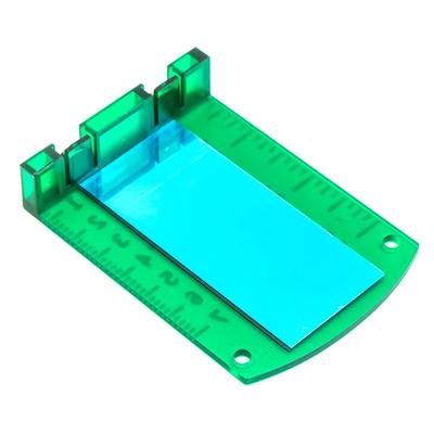 Laser-Zielkartenplatte, 10 cm x 7 cm, für grün-rote Lase-Ebene für Linienlaser, reflektierende Magnetplatte, Laserziel