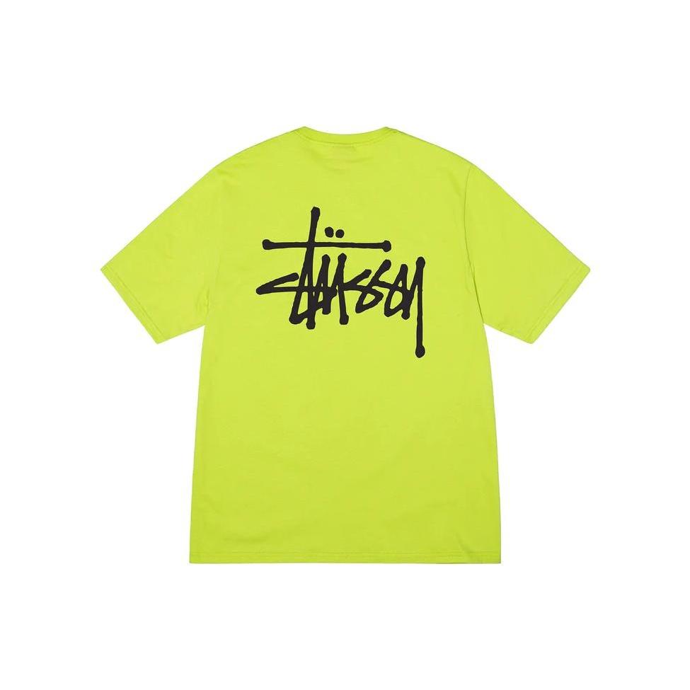 Stussy SS23 Podstawowy T-shirt Stssy z Logo Unisex 1904870