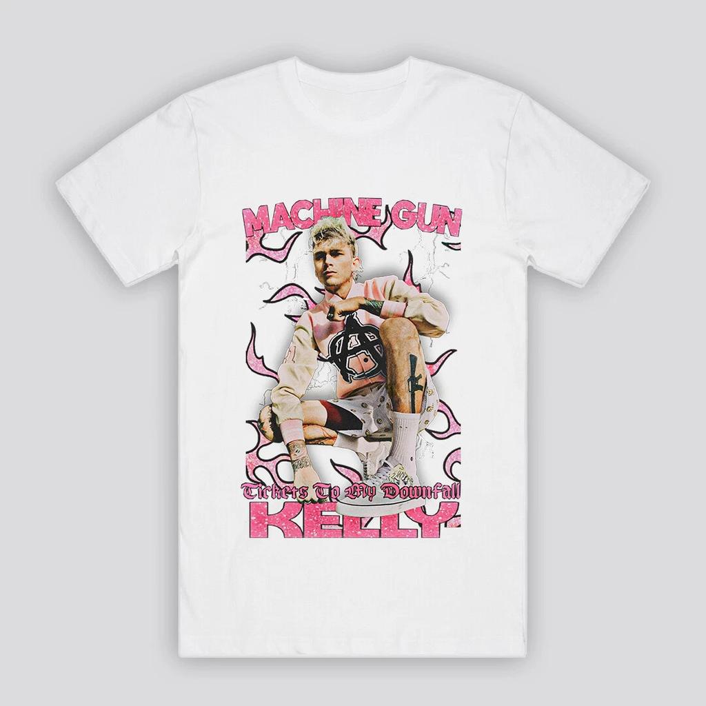 CUSTOM T SHIRT MGK MACHINE GUN KELLY MUSIC HIP HOP R&B VINTAGE TEE ARTIST POP T-shirt Short Sleeve Unisex Men Women Summer