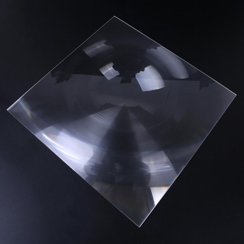 Lente di Fresnel Ottica PMMA Grande Lunghezza Focale 330mm Concentratore Solare Ingrandente 330mm Dimensioni Carta di Credito Righello Lente d'Ingrandimento