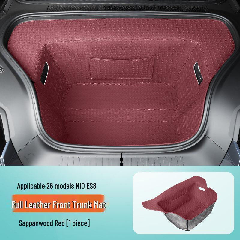 NIO ES8 Front & Rear Trunk Mat: Full-Coverage Leather Protection for 26 Models