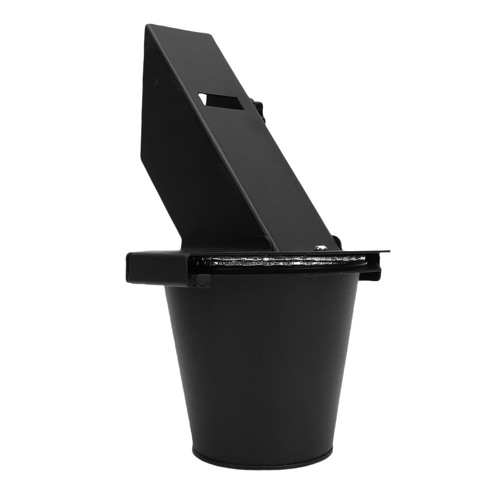 

Ведро для сбора жира для гриля, подходит для Traeger, сверхпрочная сталь, термостойкое, безопасное для детей, закрытый уловитель жира