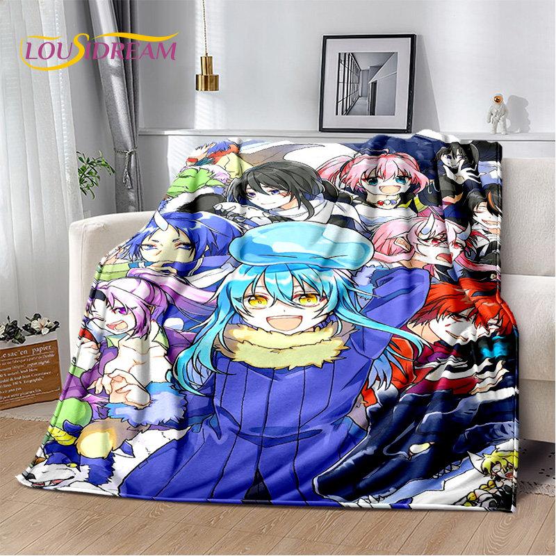 I Got Reincarnated As A Slime Anime Soft Plush Blanket,Flannel Blanket Throw Blanket for Living Room Bedroom Bed Sofa Picnic Kid