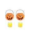 Holder DIY Portable Trick Or Treat Bags Halloween Decor Candy Boxes Pumpkin Bucket Pumpkin Lamp