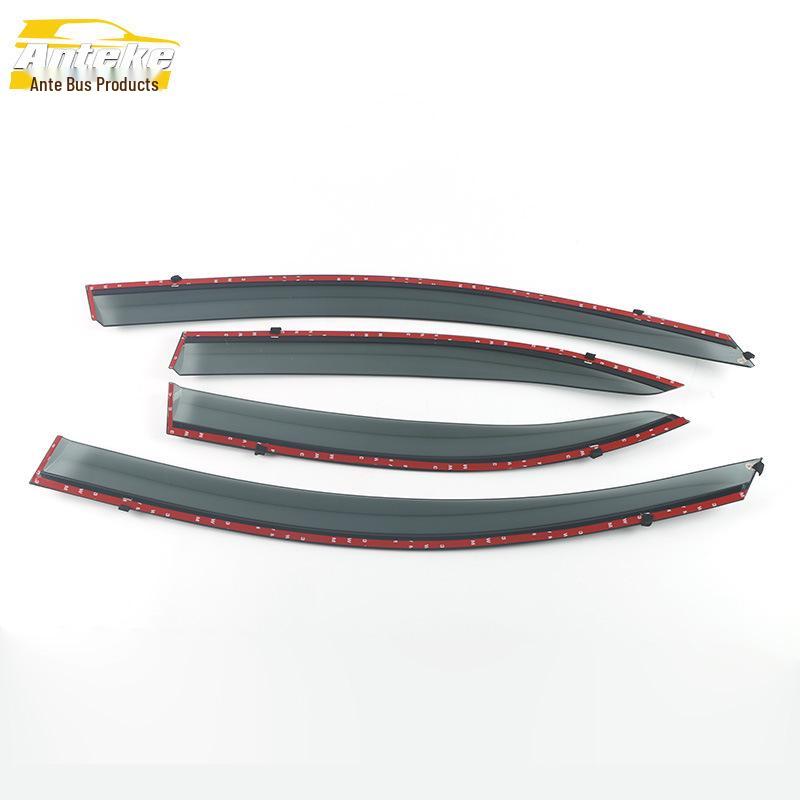 3D Stainless Steel Rain Guard Trim for Lancer - Decorative Car Accessories